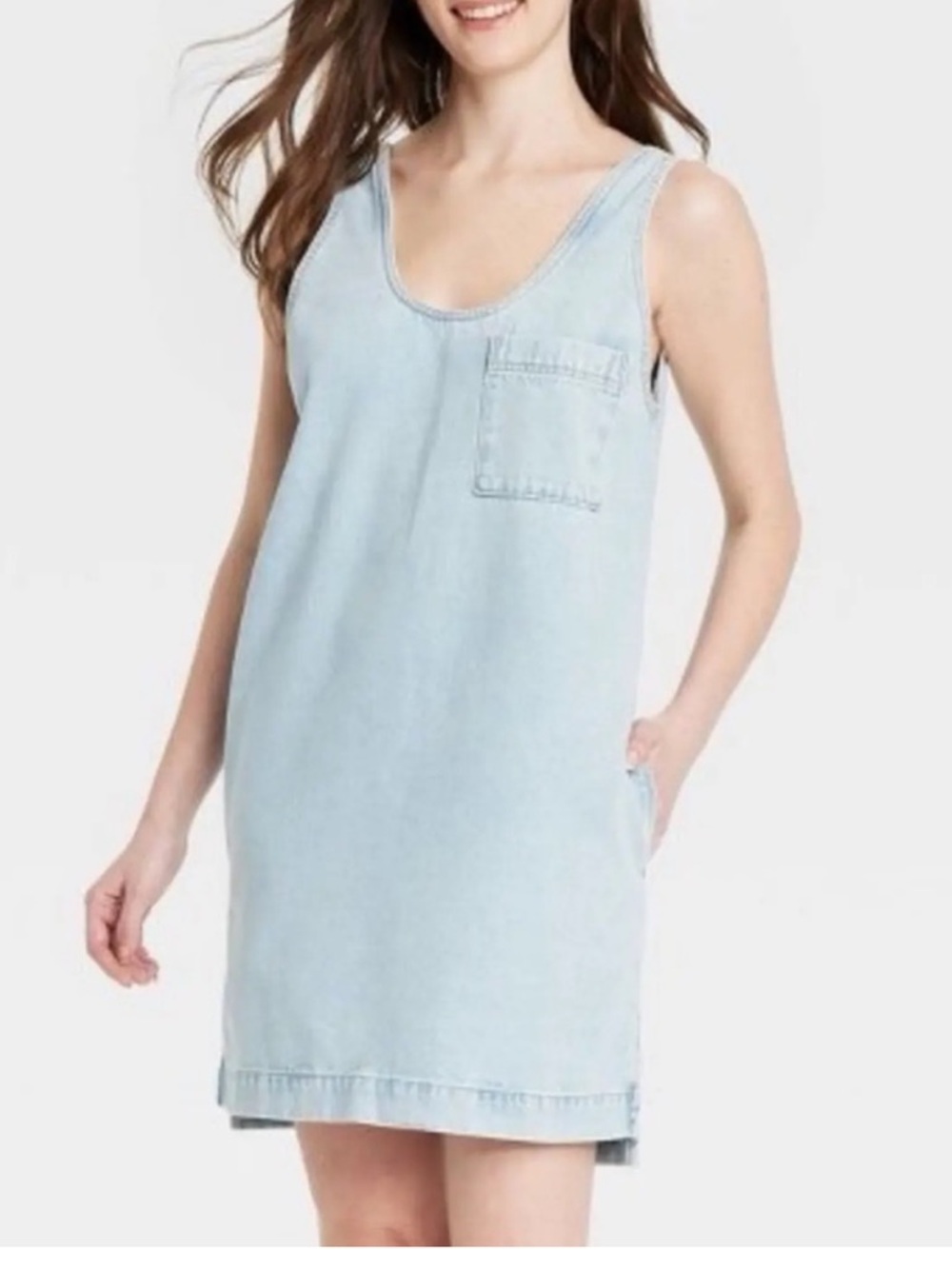 Universal Thread- Denim Tank Mini Dress Size XS